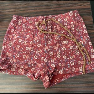 Size Medium Hollister Floral Shorts